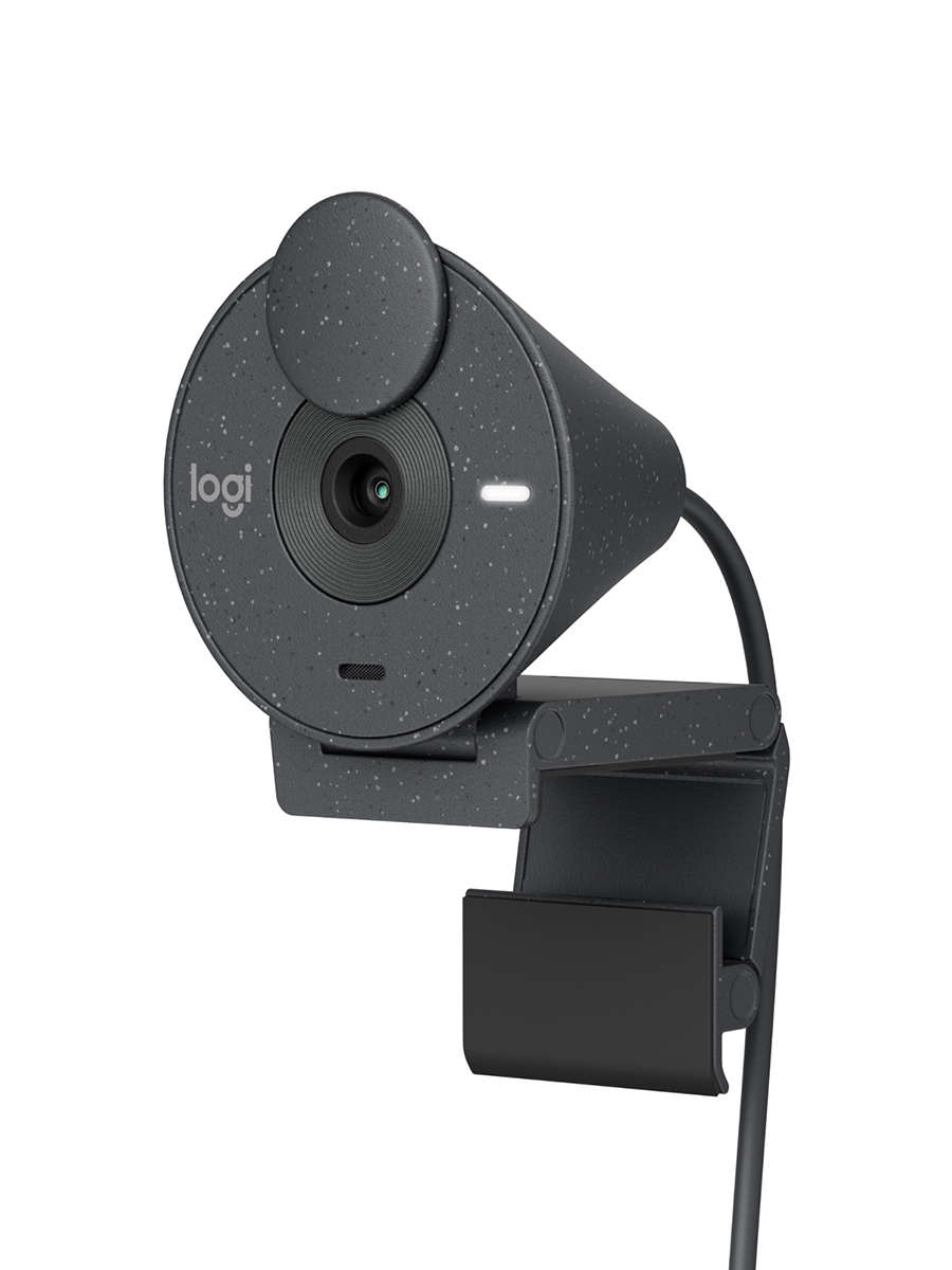 Logitech BRIO 300 1080p Webcam with Auto Light Correction