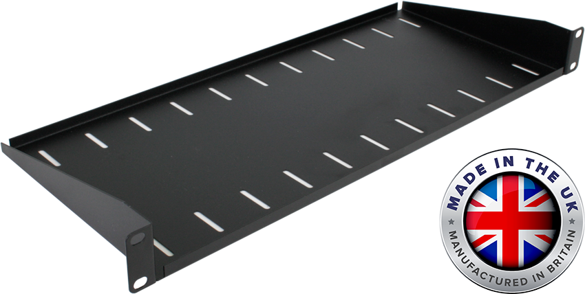 Customers Also Purchased 200mm Deep UK Made Front Mounting Modem Shelf (1u) Image