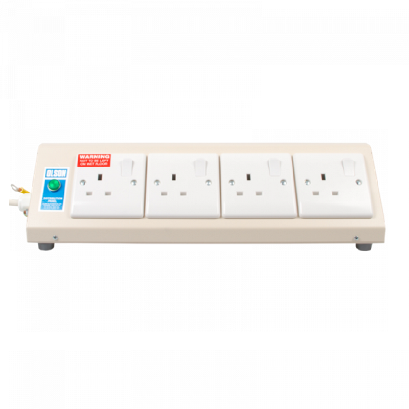 Olson Hospital Grade 13A Switched Sloping Bench PDU