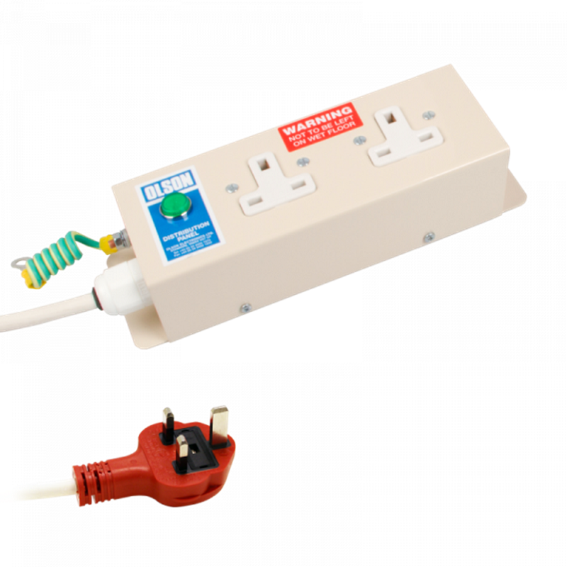 Olson Hospital Grade 13A Unswitched Socket Neon PDU