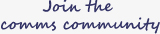 join our comms community on facebook