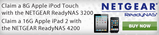 Free iPod Touch or iPad with selected Netgear ReadyNAS
