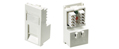 UTP RJ45 Cat5e Low Profile Shuttered Module