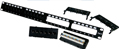 Excel Plus Cat6 4 Way 24 Port Black Modular Loaded