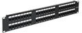 48 Way Cat6 Value RJ45 UTP Patch Panel - 2u