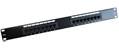 16 Way RJ45 Cat5e UTP Patch Panel - 1u