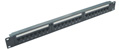24 Way RJ45 Cat5e UTP Patch Panel - 1u