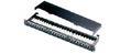 24 Way Shielded RJ45 Cat5e Patch Panel - 1u