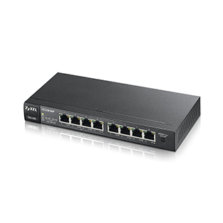 Zyxel GS1100-10HP-GB0101F GS1100-10HP 8-port GbE Unmanaged PoE Switch