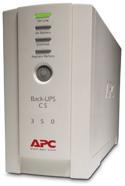 APC BK350EI Back-UPS CS 350VA Uninterruptible Power Supply UPS