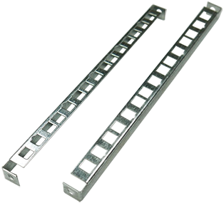 Datacel 5u Adjustable 19 Inch Rails for Low Profile Cabinets