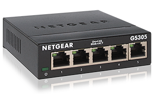 Netgear GS305 - 5 Port Gigabit Ethernet Switch