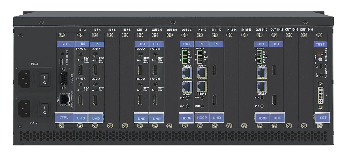 Kramer VS-1616DN-EM 2x2-16x16 Modular Digital MatrixSwitcher