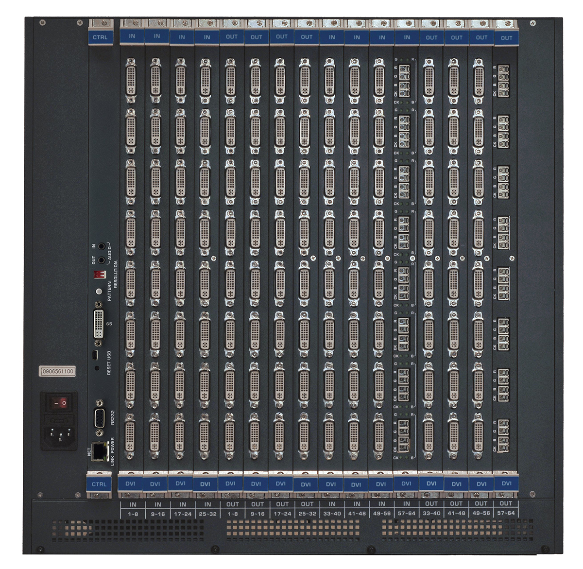 Kramer VS-6464DN-EM 8x8 to 64x64 Digital Matrix Switcher