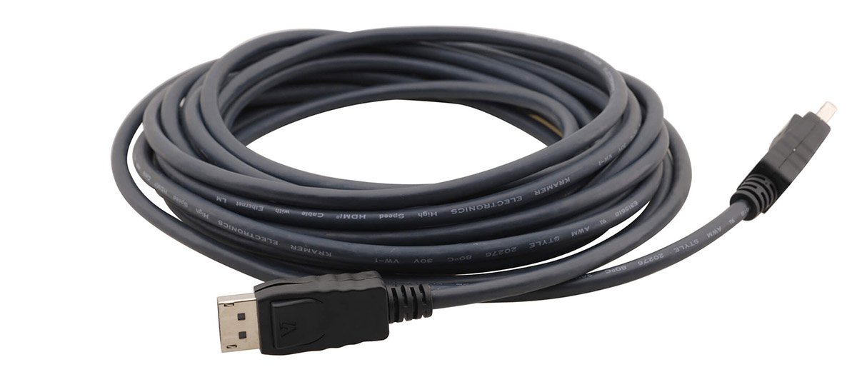 Kramer Flexible DP Male-Male Cable