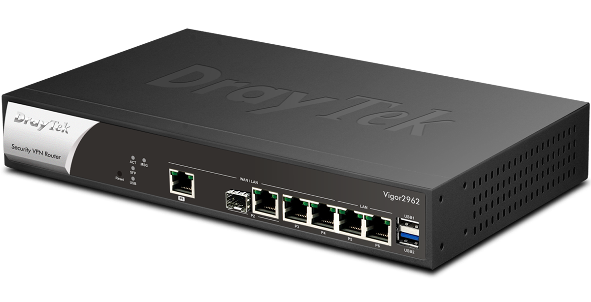 DrayTek Vigor V2962-K 2962 High Performance Dual-WAN Router and VPN Gateway