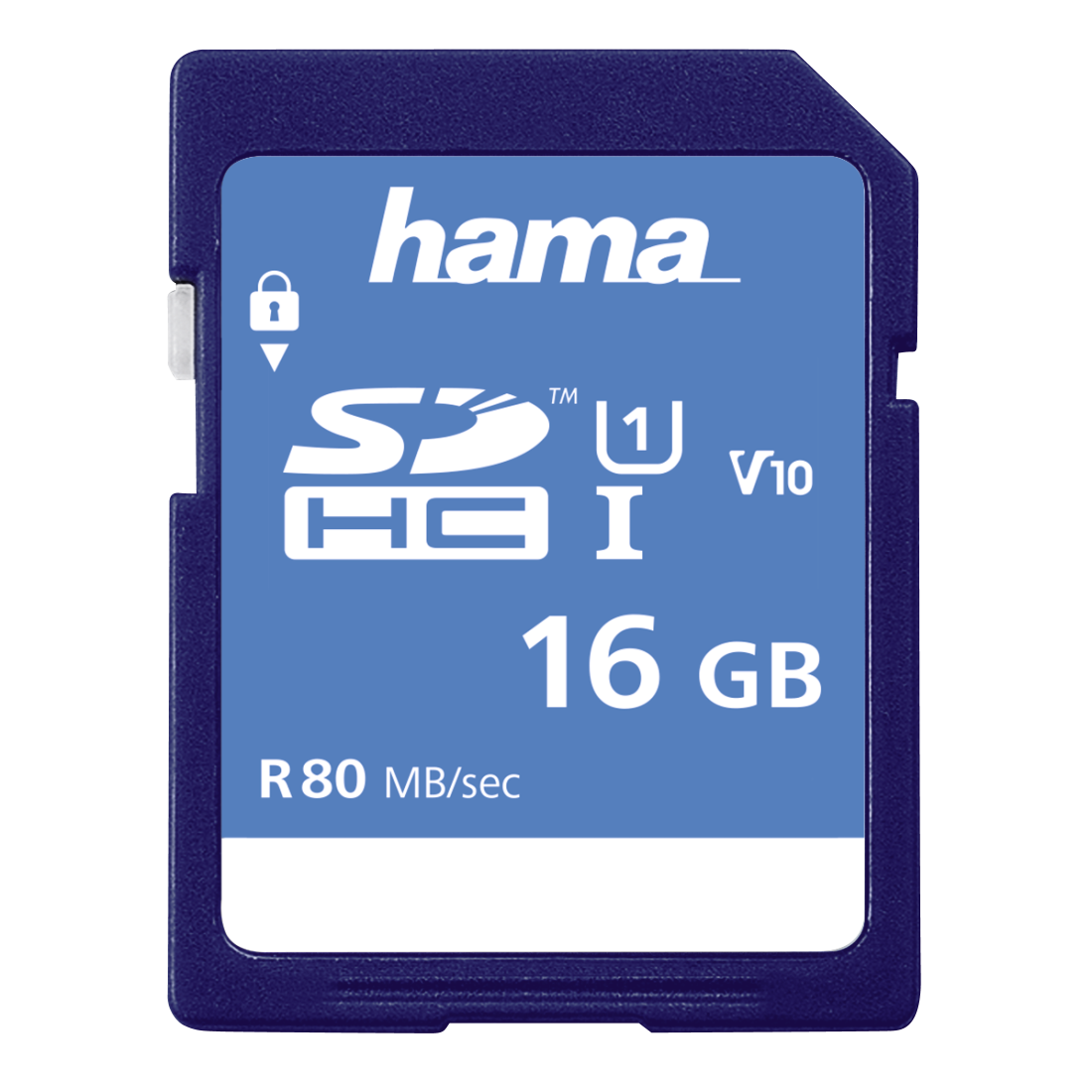 Hama 16GB Class 10 SDHC, UHS-I 80MBs