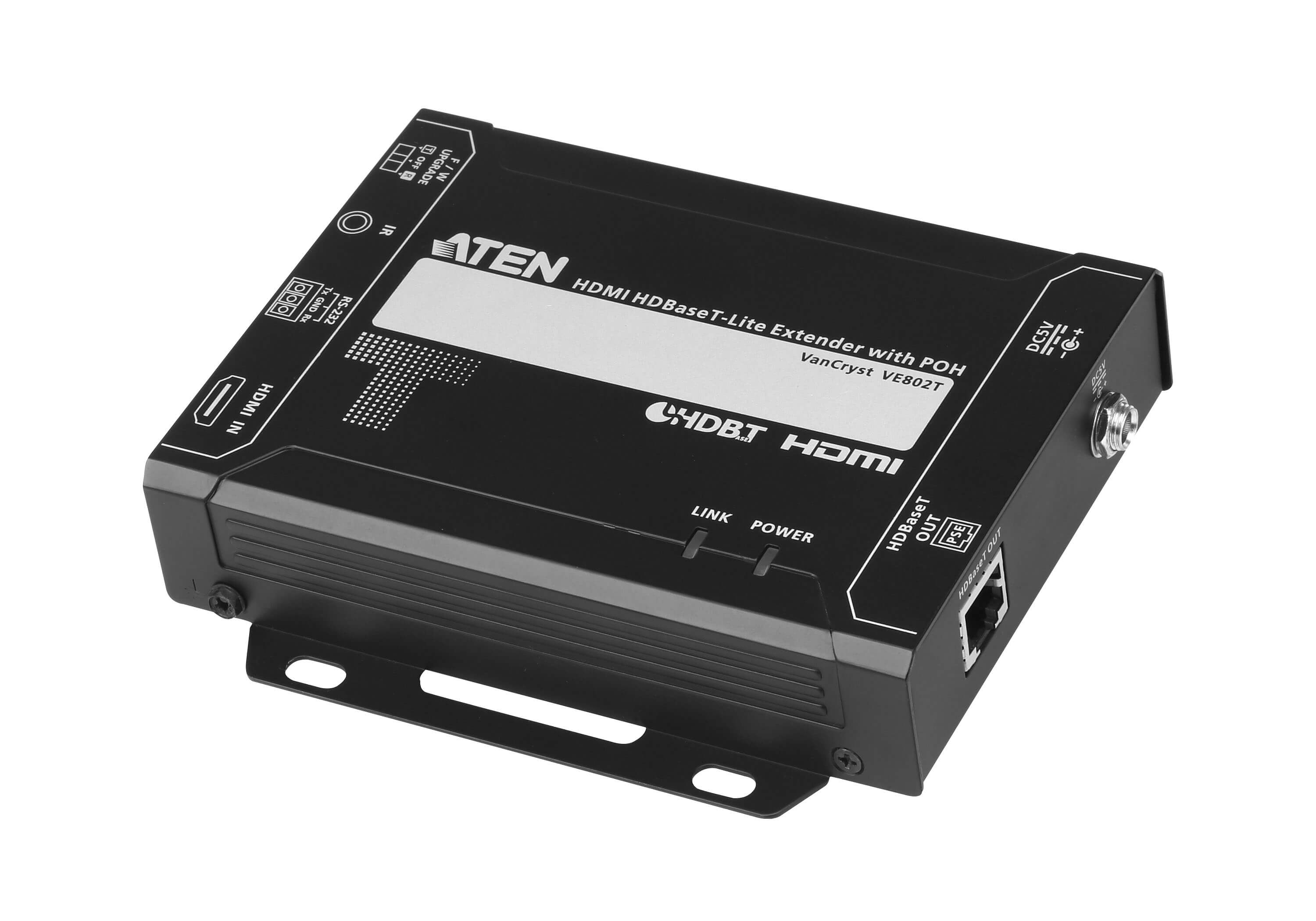 Aten VE802T HDBaseT Lite Transmitter over single Cat 5, PoH
