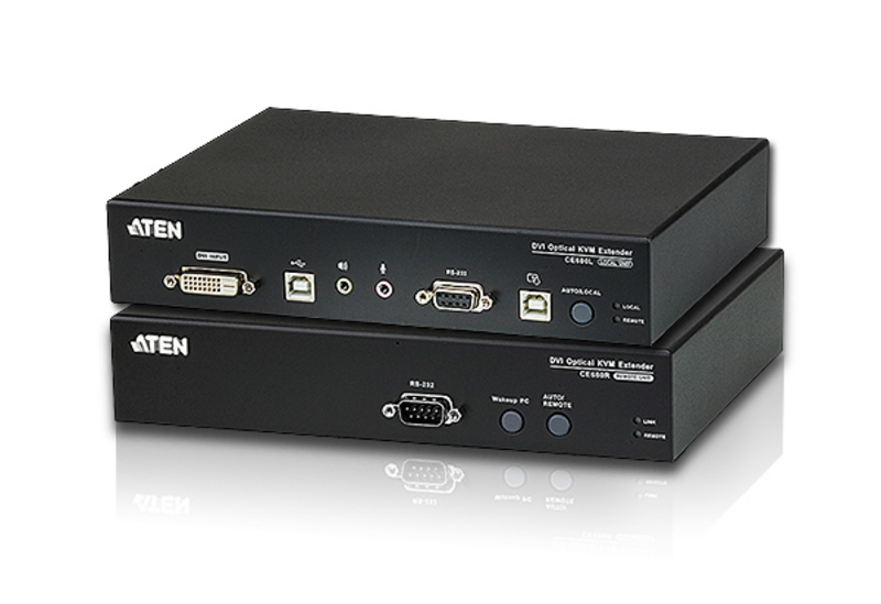 Aten CE680 DVI Optical KVM Extender 600M 
