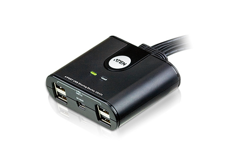 Aten US424-AT 4 port USB 2.0 Peripheral Sharing Switch