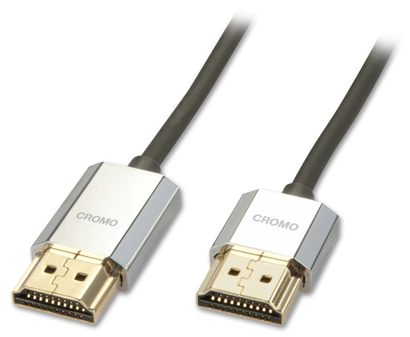Lindy 41675 3m CROMO Slim Active High Speed HDMI 2.0 Cable 