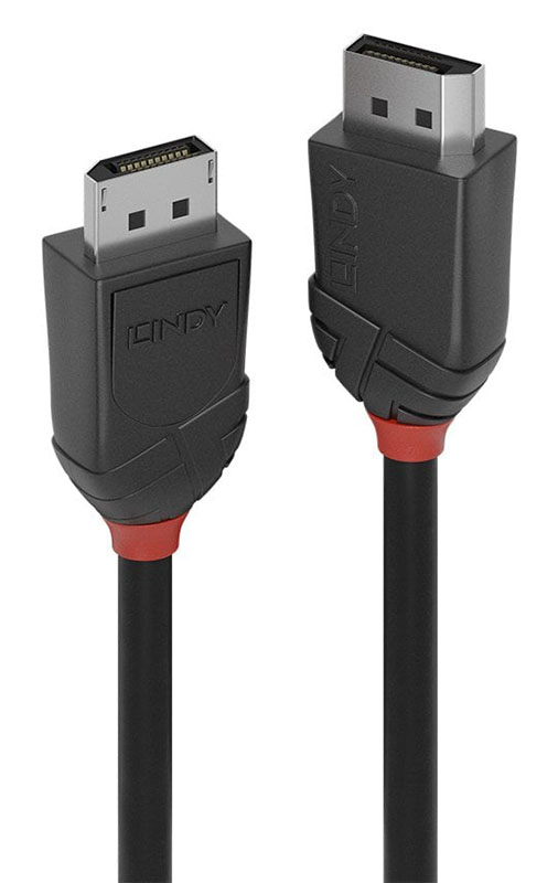 Lindy Black Line DisplayPort 1.2 Cable