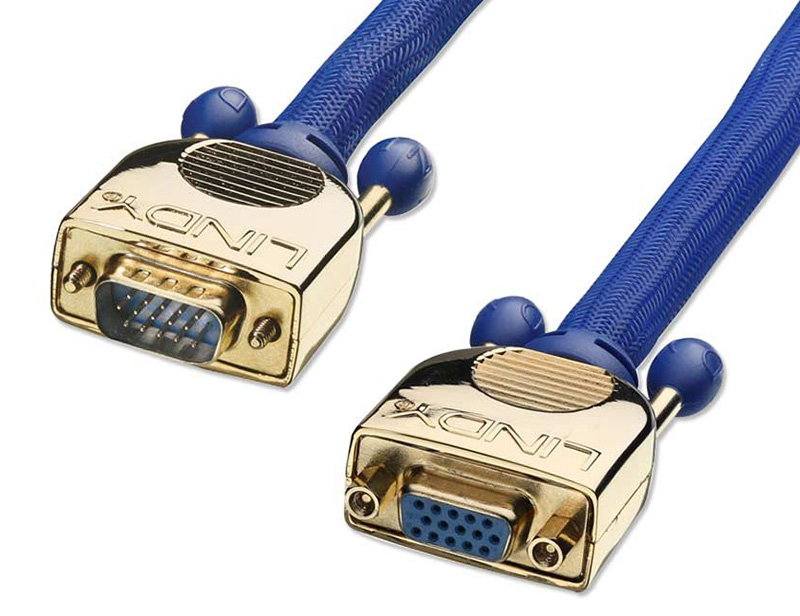 Lindy Gold VGA Extension Cable