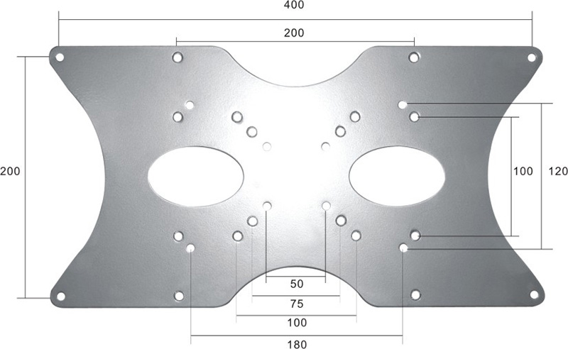 VESA Hole Adaptor Kit for 200X100, 200X200, 300X300, 400X200 or 400X400