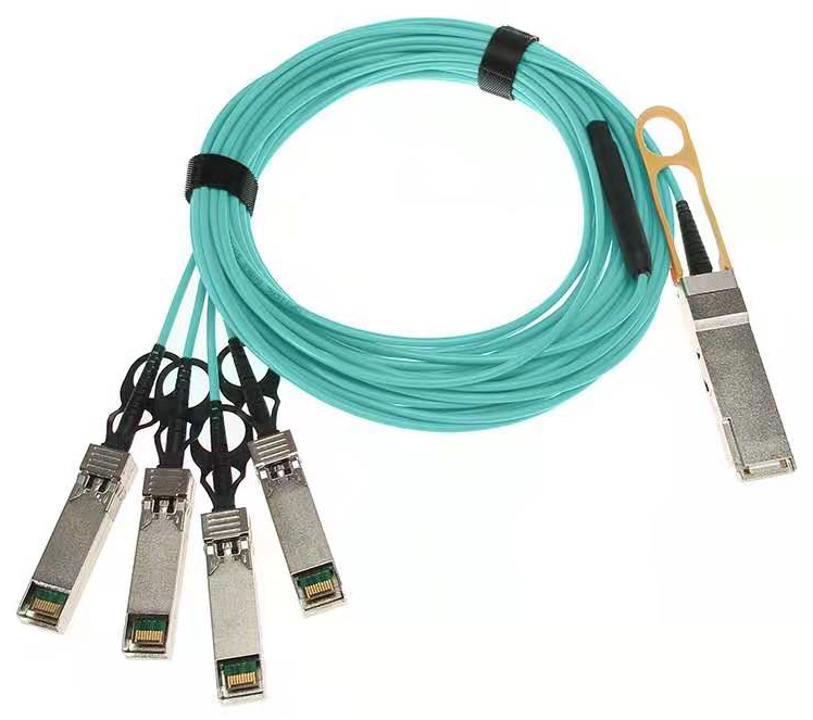 40G QSFP+ to 4x 10G SFP+ Breakout Active Optical Cable