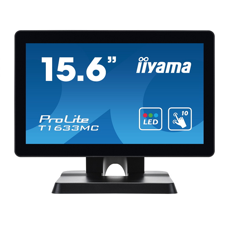 iiyama ProLite T1633MC-B1 15.6 Inch P-Cap 10pt Touch Monitor