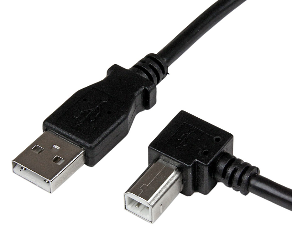 StarTech USB 2.0 A to Right Angle B Cable - M/M