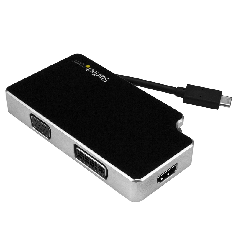 V Adapter: 3-in-1 USB-C to VGA, DVI or HDMI - 4K