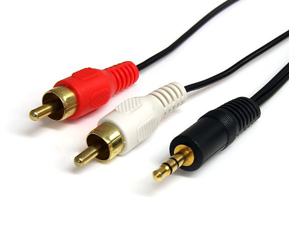 StarTech Stereo Audio Cable - 3.5mm Male to 2x RCA Male