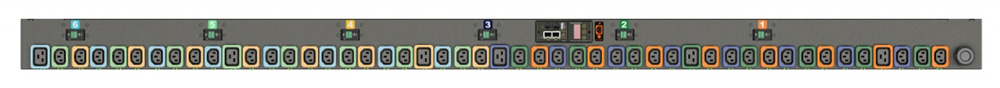 Vertiv GU30015L Switched Outlet Level Monitoring EC rPDU Vertical 42 x IEC C13 6 x IEC C19