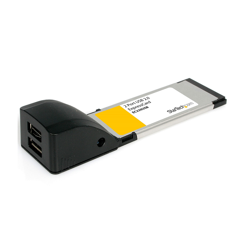 StarTech EC230USB 2 Port ExpressCard Laptop USB 2.0 Adapter Card