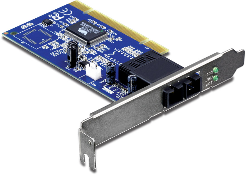 TRENDnet TE100-PCIFC 100Base Multi-Mode SC Fiber-to-PCI Adapter