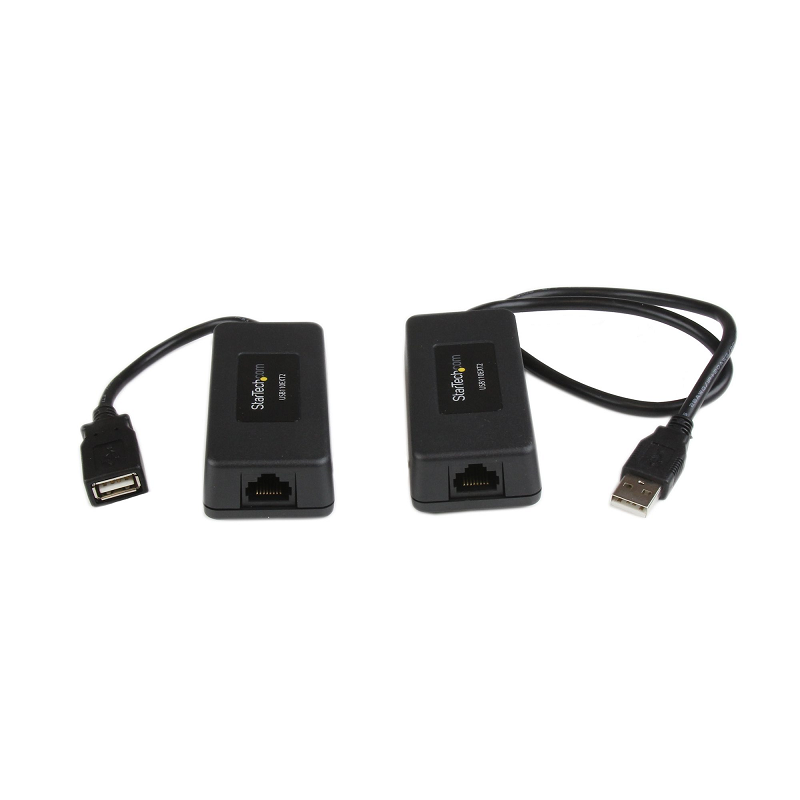 StarTech USB110EXT2 1 Port USB over Cat5 / Cat6 Ethernet Extender - up to 131ft (40m)