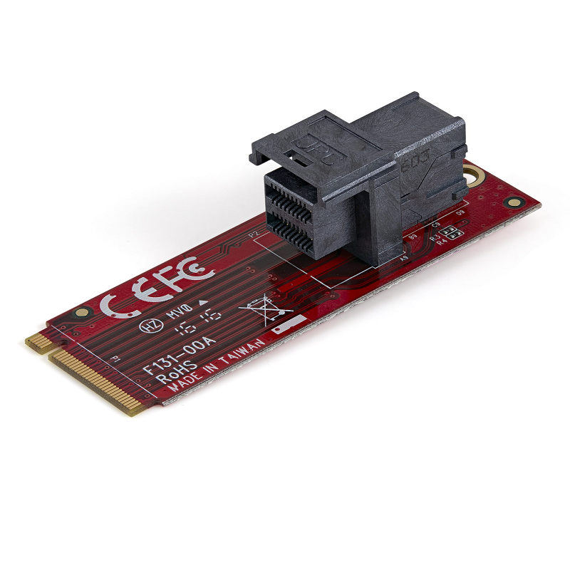 StarTech M2E4SFF8643 U.2 (SFF-8643) to M.2 PCI Express 3.0 x4 Host Adapter Card