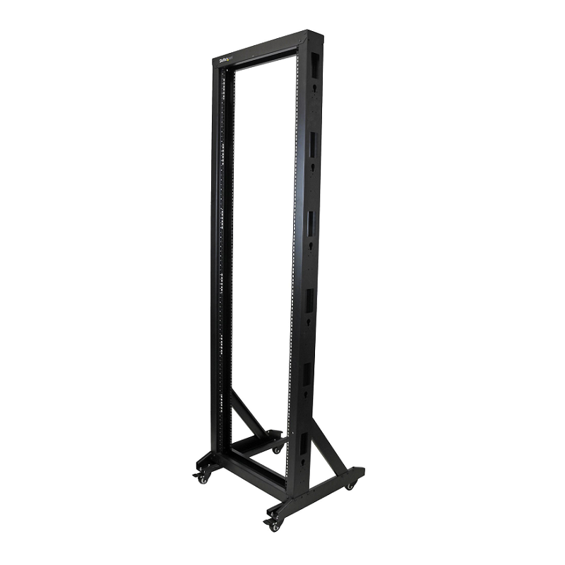 StarTech 2POSTRACK42 2-Post Server Rack with Casters - 42U
