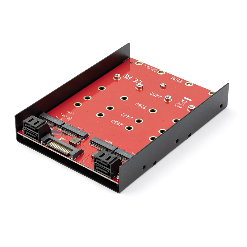 StarTech 35S24M2NGFF 4 x M.2 SATA Mounting Adapter for 3.5in Drive Bay