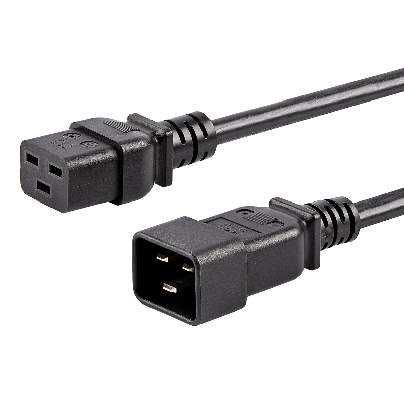 StarTech PXTC19201410 Computer Power Cord - C19 to C20, 14 AWG, 10 ft