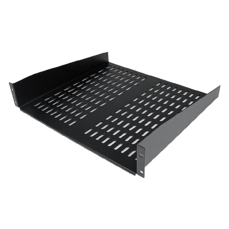StarTech CABSHELFV 2U Server Rack Shelf - Universal Vented Rack Mount 