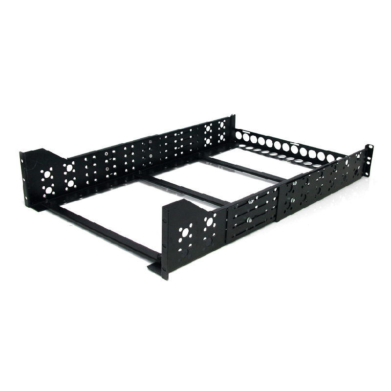 StarTech UNIRAILS3U 3U Fixed 19 inch Adjustable Depth Universal Server Rack