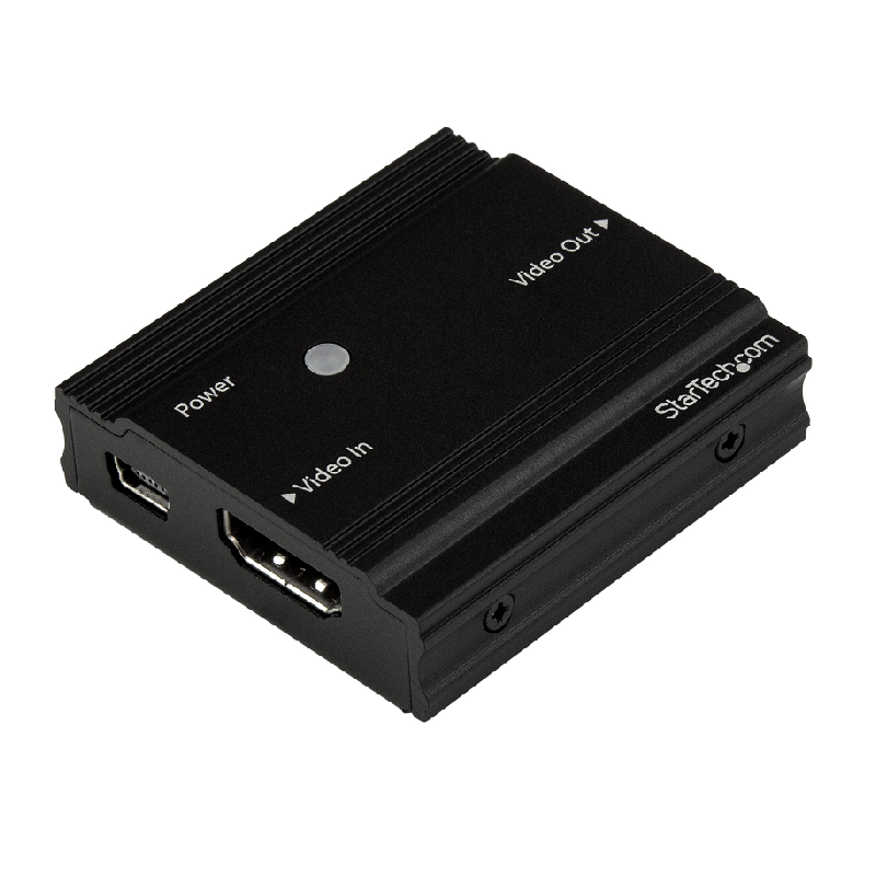 StarTech HDBOOST4K HDMI Signal Booster - HDMI Extender - 4K 60Hz