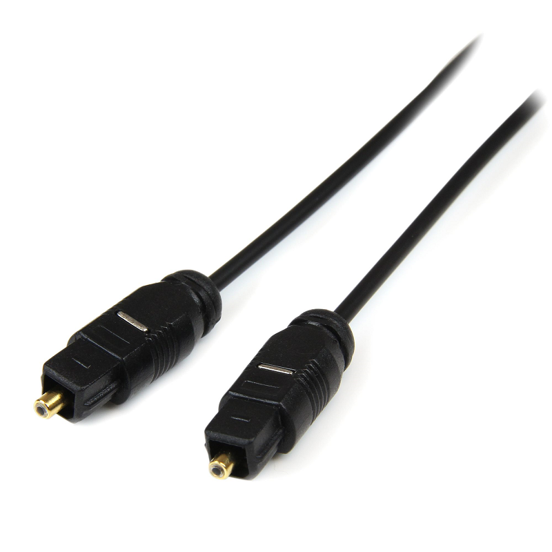 StarTech THINTOS15 15 ft Thin Toslink Digital Optical SPDIF Audio Cable