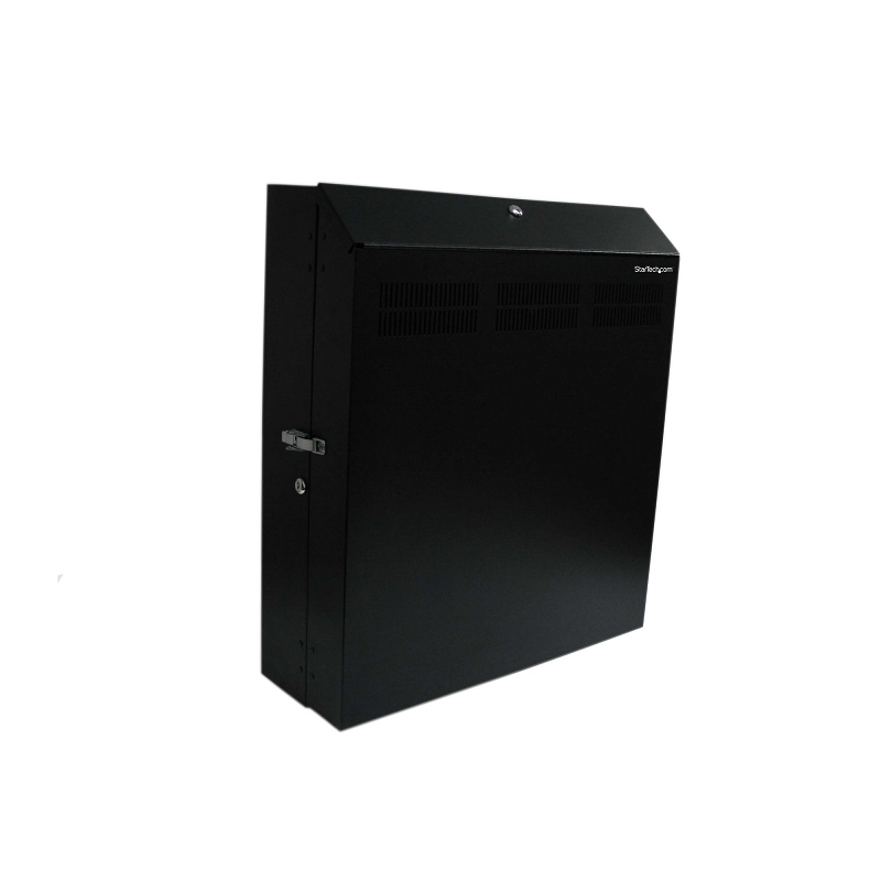 StarTech RK419WALVSGB 4U 19in Secure Horizontal Wall Mountable Server Rack