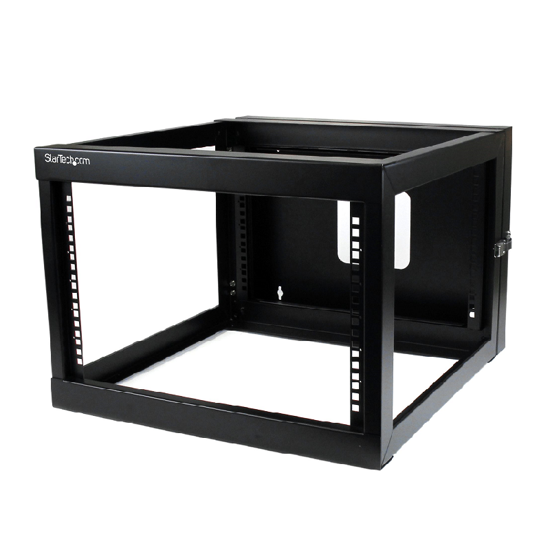 StarTech RK619WALLOH 6U Hinged Open Frame Wall-Mount Server Rack