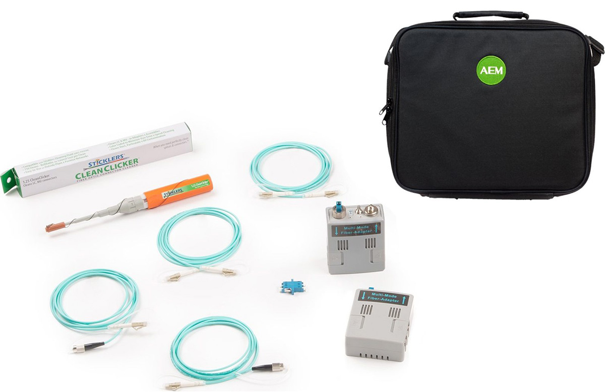 AEM Multimode Fiber Test Kit For Testpro