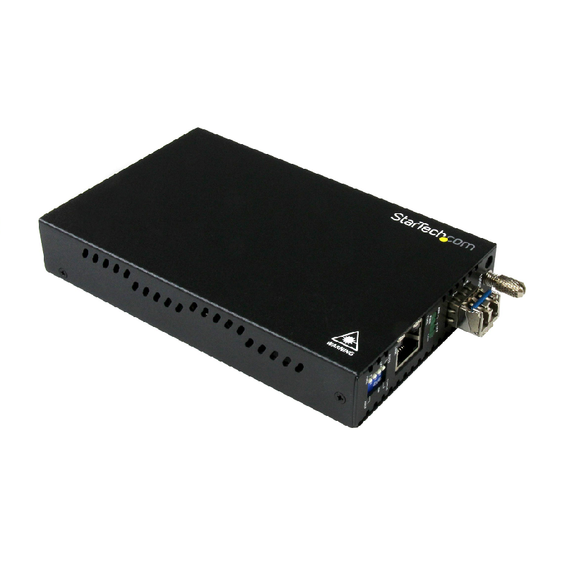 StarTech ET91000SM20 Gigabit Ethernet Copper-to-Fiber Media Converter 