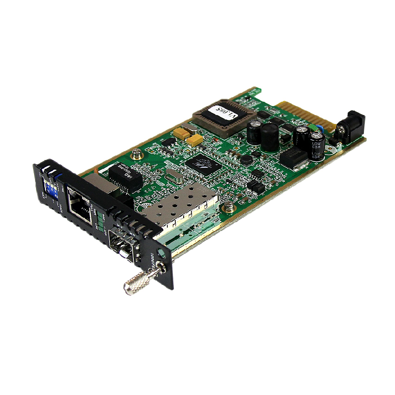 StarTech ET91000SFP2C GbE Fiber Media Converter Card Module with Open SFP